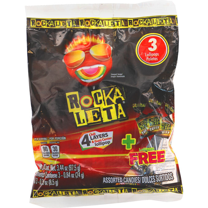 ROCKALETA Chiliklubbor Tuggummi