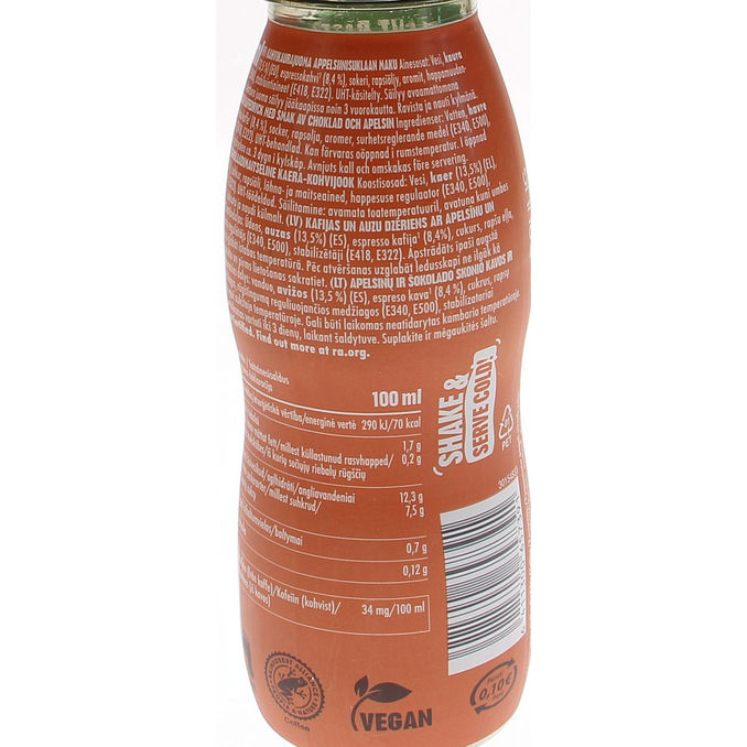 Kaurakahvijuoma Frezza Chill Oat Choco Orange 12-pack