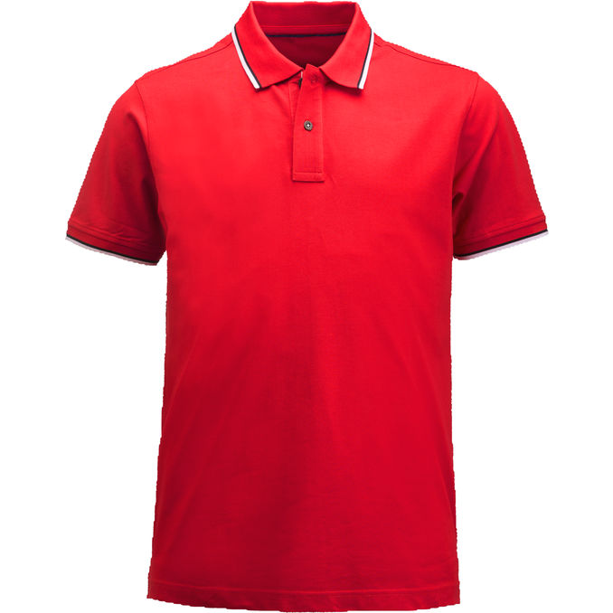 Cutter & Buck Herre Poloshirt Rød Str Small