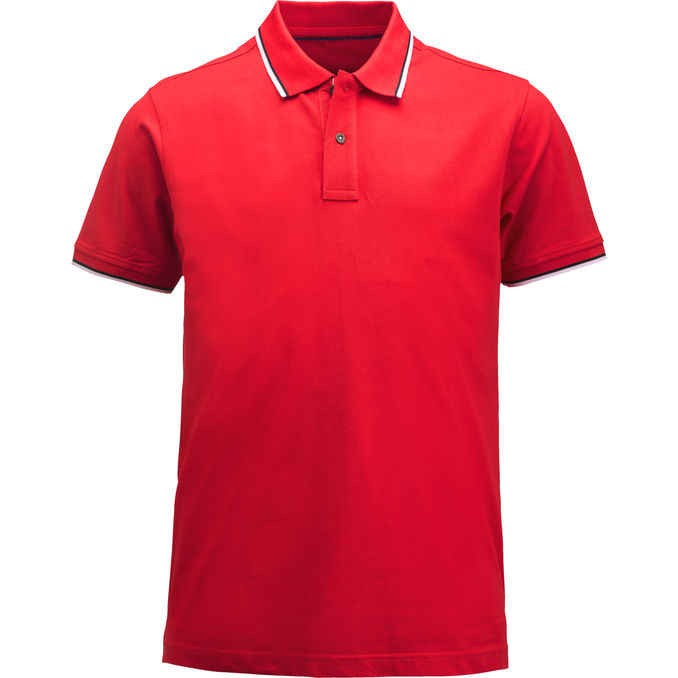 Cutter & Buck Piké Polo Herr Röd Stl Large