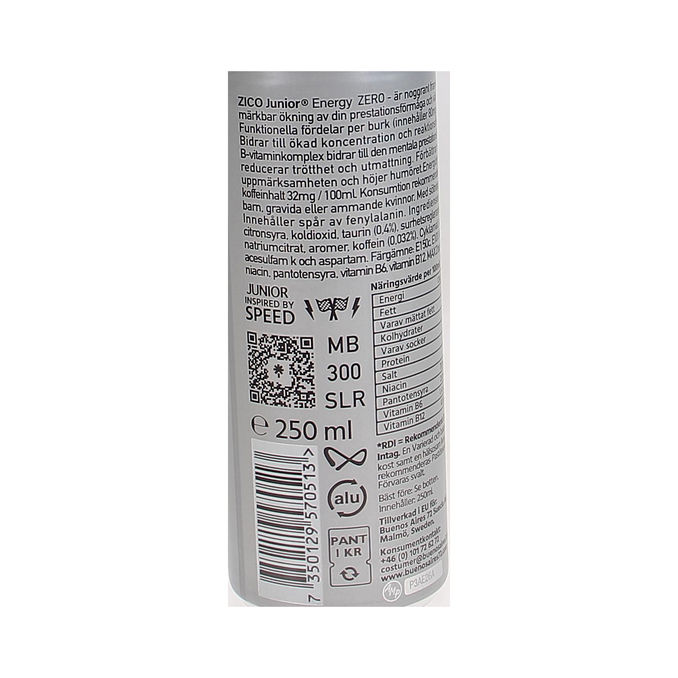 Zico Junior Energidryck Zero