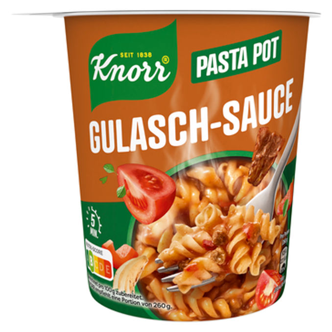 Knorr Pasta Snack Pot Gulasch-Sauce