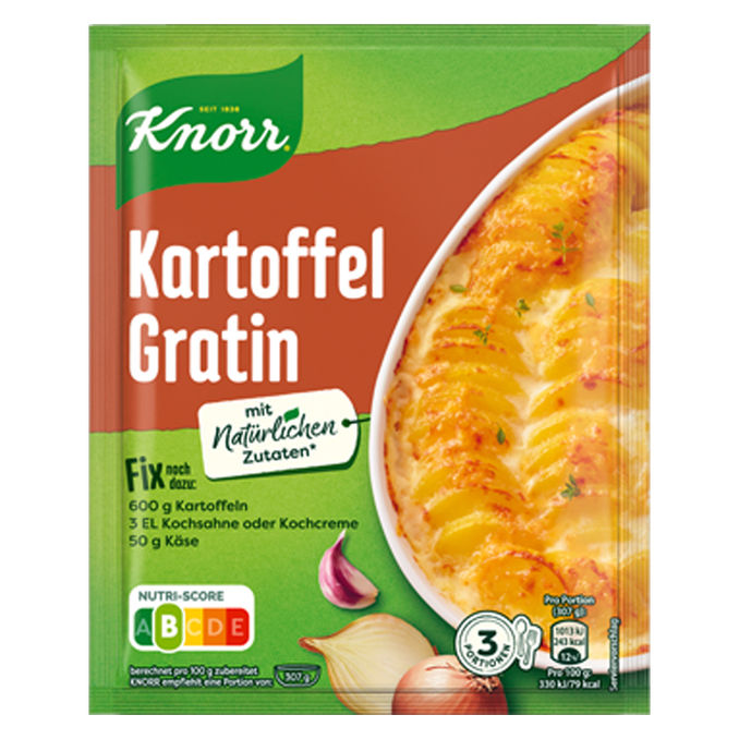 Knorr Fix Kartoffel Gratin