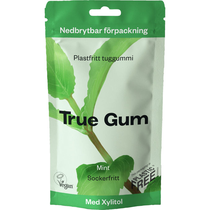 2 x True Gum Mint Tuggummi