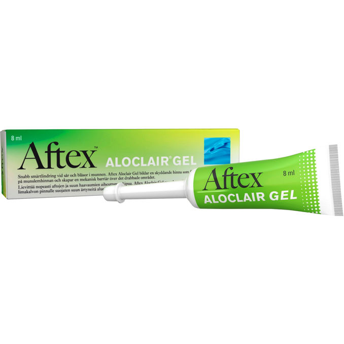 Läs mer om Aftex Aloclair Gel Tub - För Munblåsor
