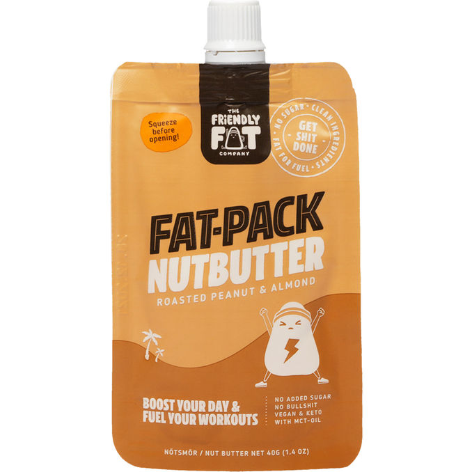 FatPack Nutbutter 12pack , 12 x 40g från The Friendly Fat Company