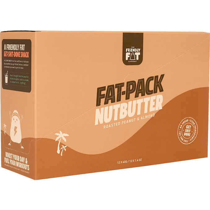 The Friendly Fat Company Fat-Pack Nutbutter 12-pack 