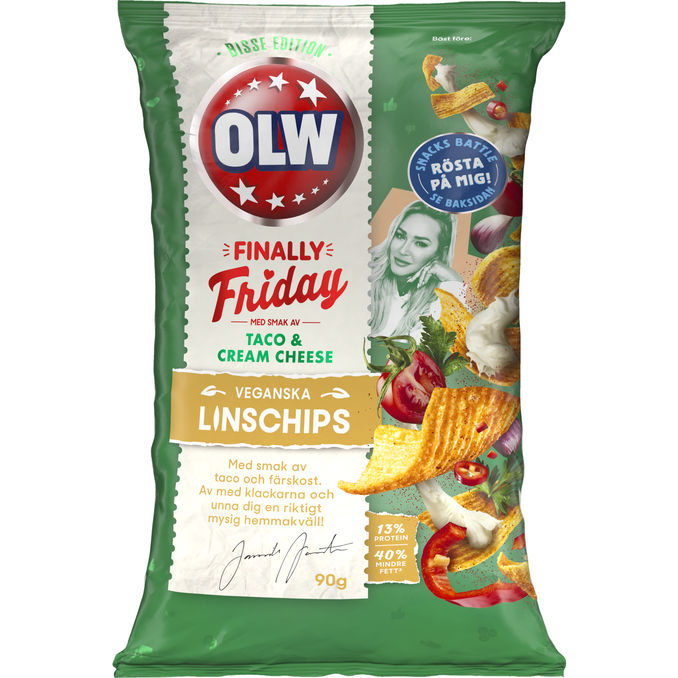 OLW Linschips Taco & Cream Cheese