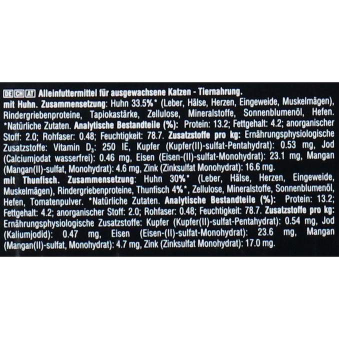 CRAVE KATZE Katzenfutter Multipack mit Huhn & Thunfisch, 60er Pack