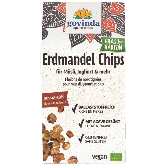 Govinda BIO Erdmandel Chips 