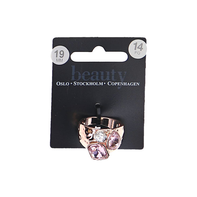 Pictura Ring Roséguld Stenar Stl 19