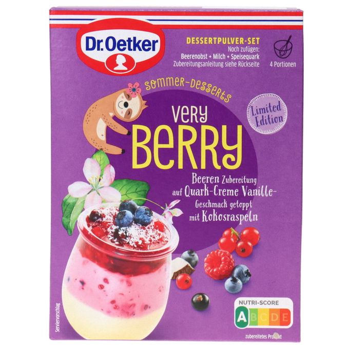 Dr. Oetker Sommer-Dessert Very Berry