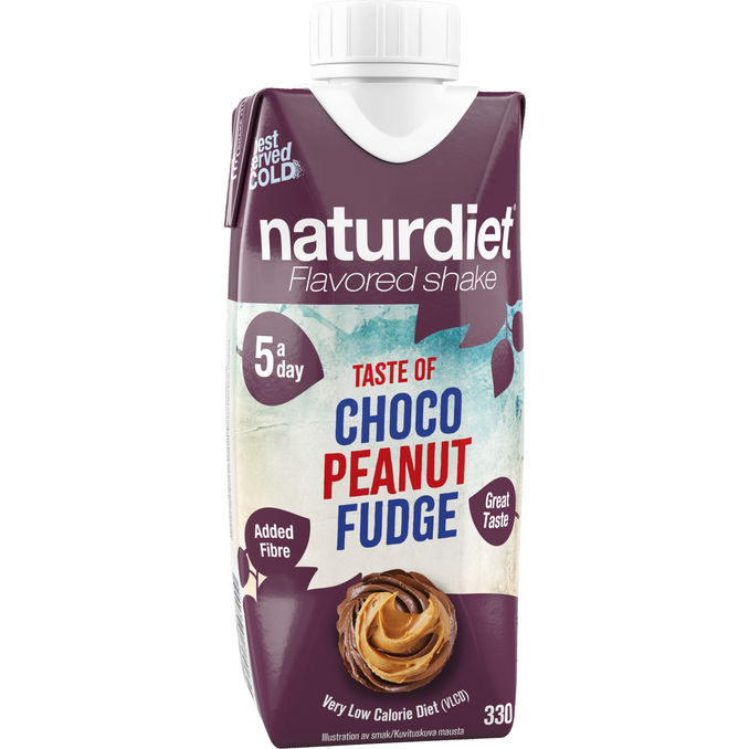 Naturdiet Måltidsersättning Shake Peanut Fudge 
