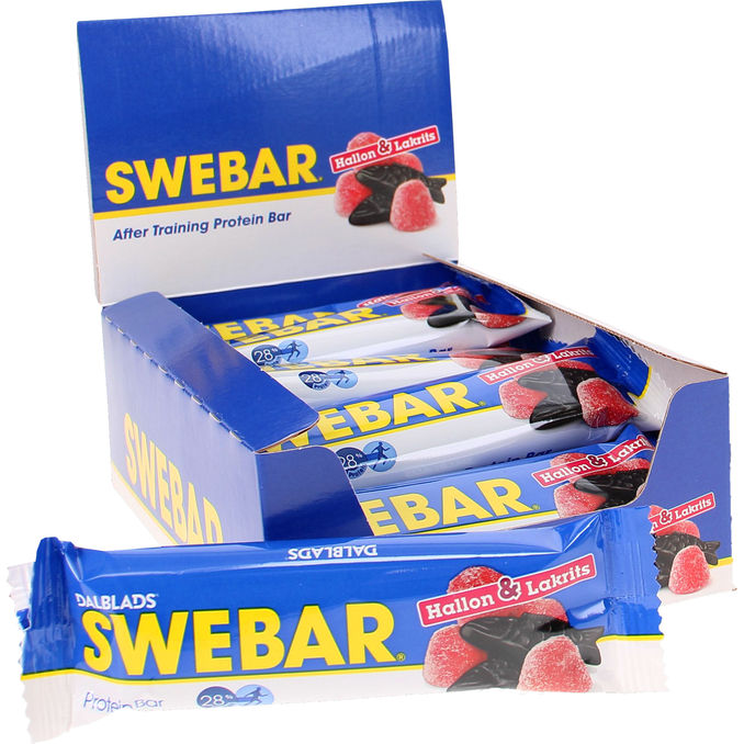 Swebar Hallon Lakrits Protein 15-pack