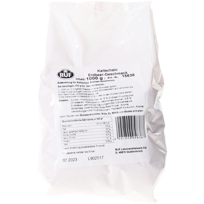Ruf Kaltschale Erdbeere (Großpackung)