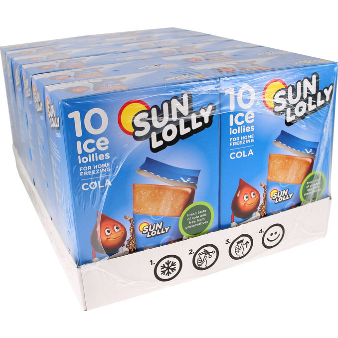 Sun Lolly Mehujää Cola 12-pack 