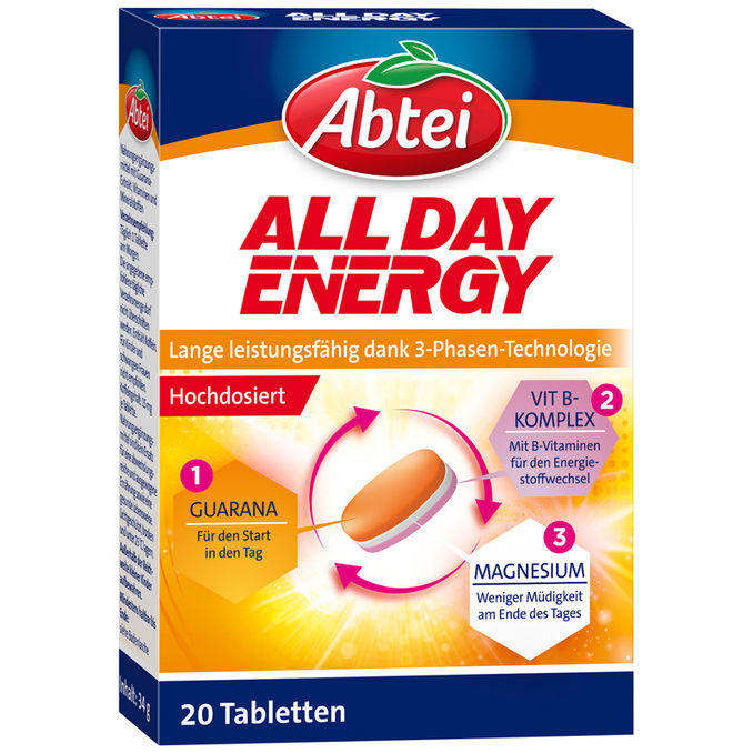 ABTEI Vitamintabletten All Day Energy (20 Tabletten)