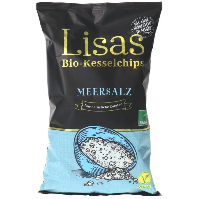 Lisa´s Kesselchips BIO Lisa's Kesselchips Meersalz