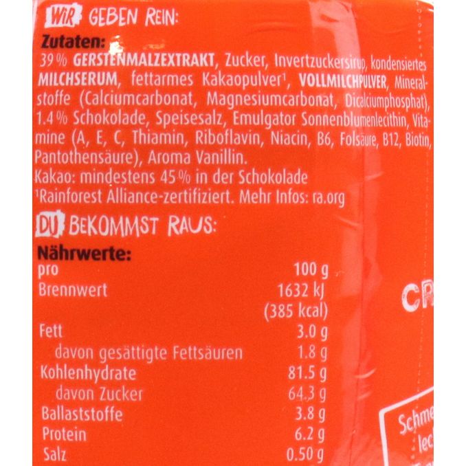 Schoko Crunch Kakao 200g Von Ovomaltine Motatos Schoko Crunch Kakao 200g Von Ovomaltine Motatos