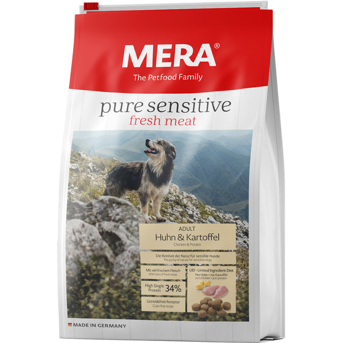 mera Trockenfutter für Hunde mit Huhn & Kartoffel