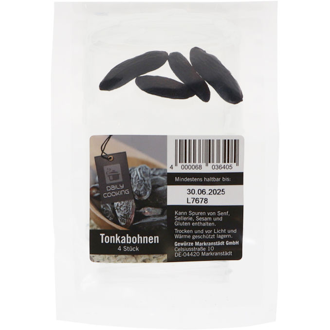 Daily Cooking Tonkabohnen, 4 Stück
