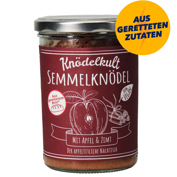 Knödelkult Semmelknödel mit Apfel & Zimt