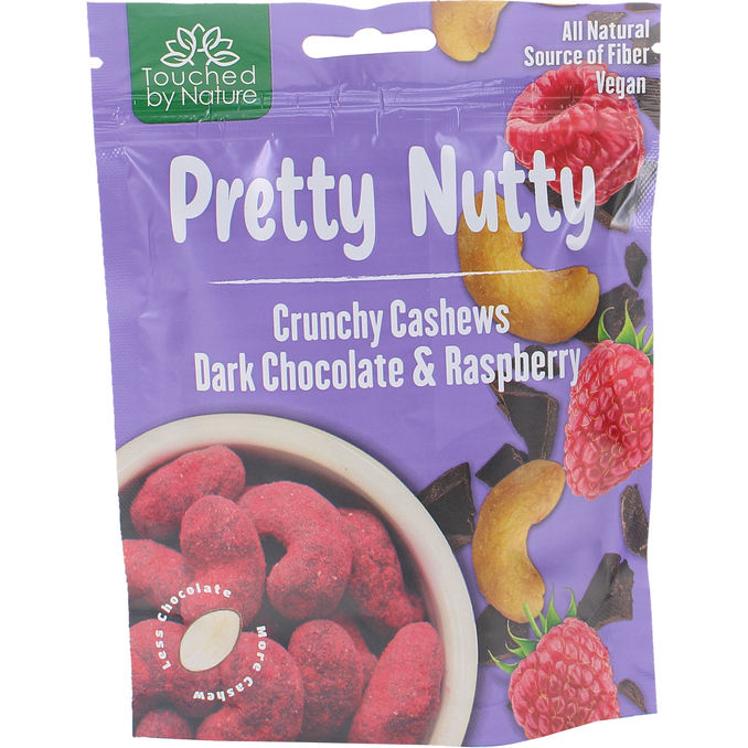 Pretty Nutty Cashewpähkinät Tummasuklaa&Vadelma