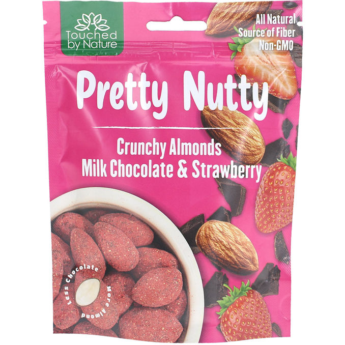 Pretty Nutty Mandlar Mjölkchoklad Jordgubbe