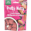 Pretty Nutty Mandlar Mjölkchoklad Jordgubbe 