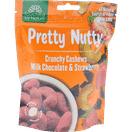 Pretty Nutty Cashewpähkinät Maitosuklaa & Mansikka