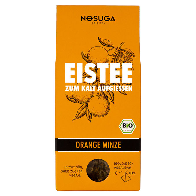 NOSUGA BIO Eistee Orange-Minze
