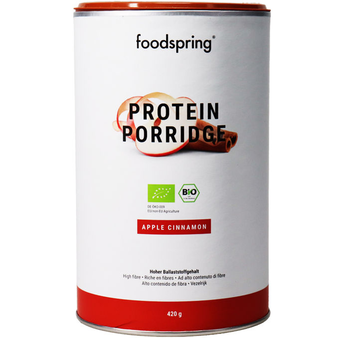 Foodspring BIO Protein Porridge Apfel-Zimt