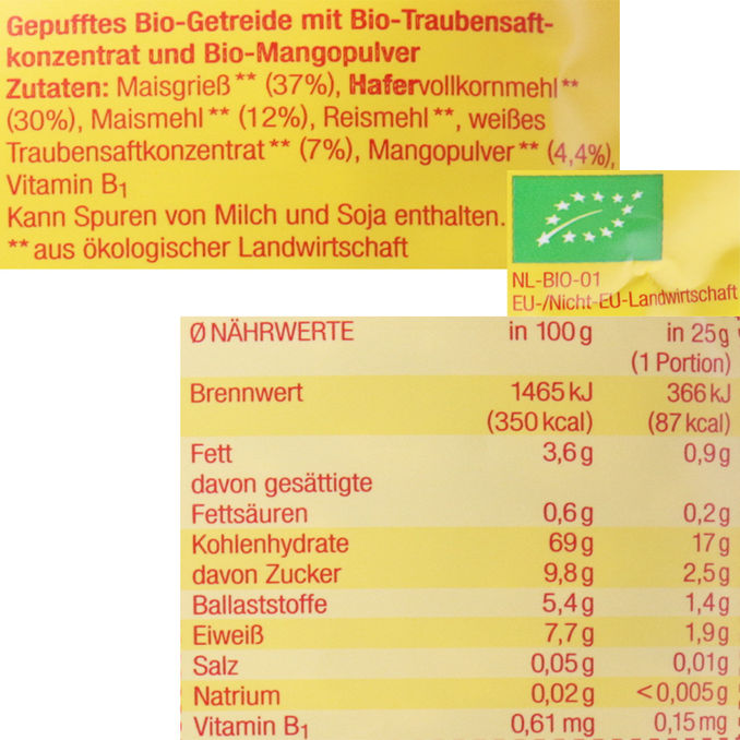 Fruchtbar BIO Kinderfrühstück Knsuper-Sonnen