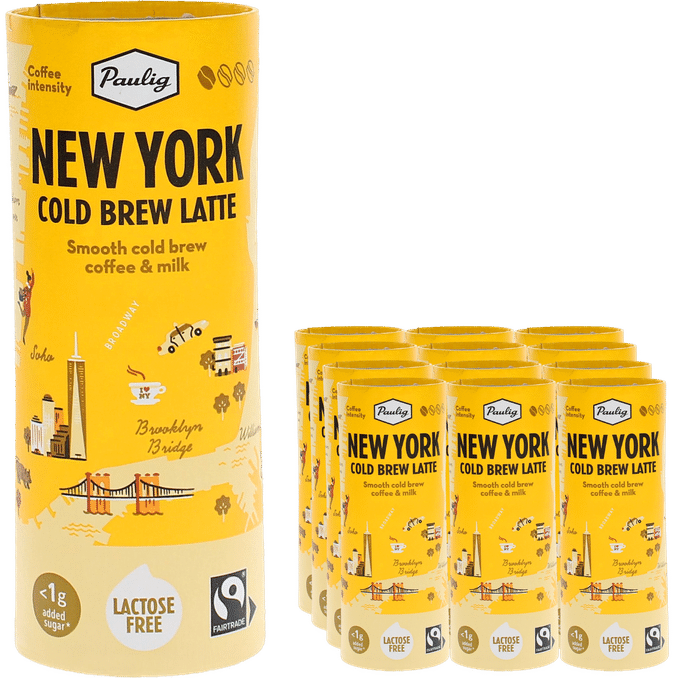 Paulig Maitokahvijuoma New York Latte 12-pack