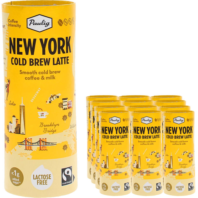 Paulig Maitokahvijuoma New York Latte 12-pack