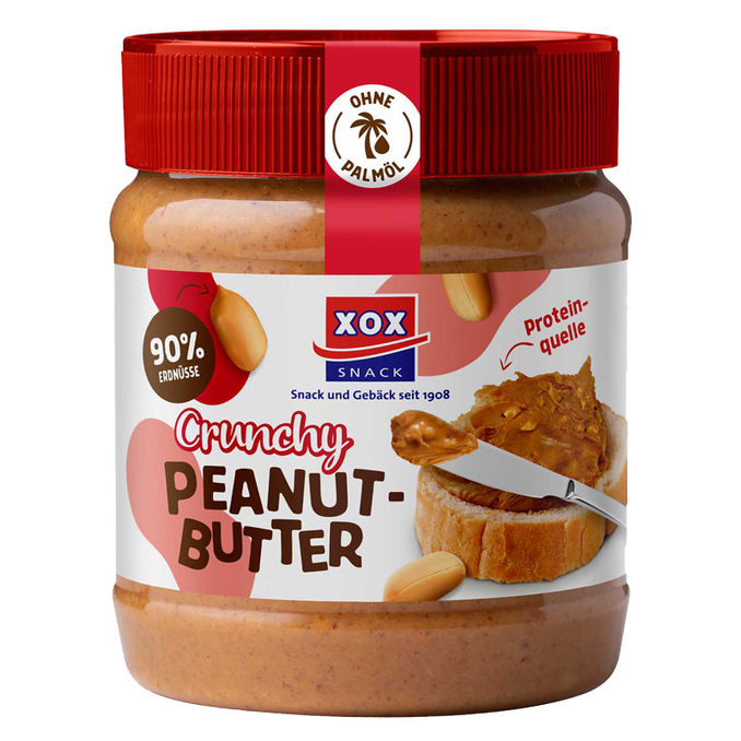 XOX Erdnussbutter Crunchy