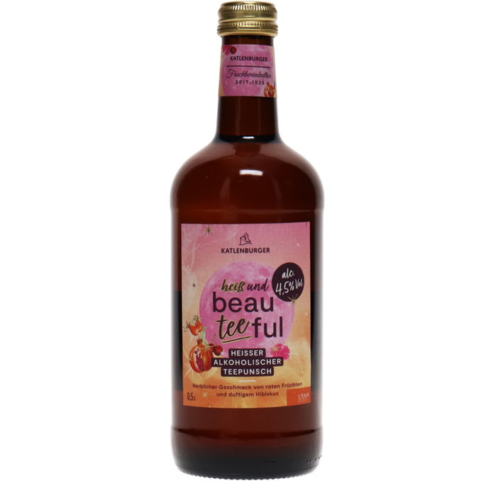 BEAUTEEFUL Teepunsch Hibiskus, 4,5% Alkohol 