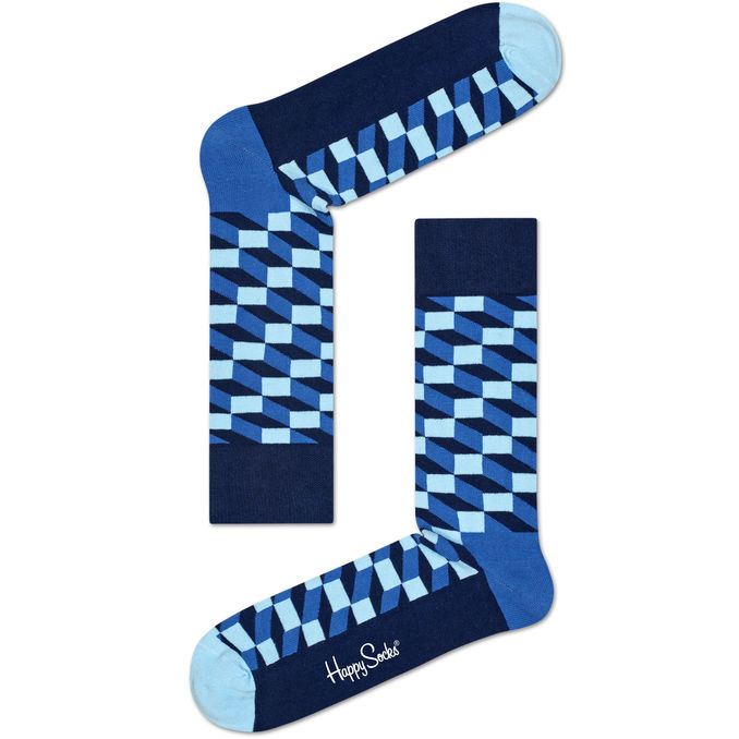 Happy Socks Strumpor Blå Rutigt stl 36-40