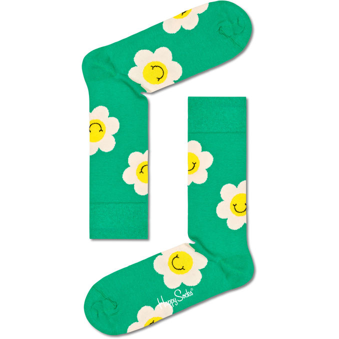 Happy Socks Strumpor Smiley Blomma stl 36-40