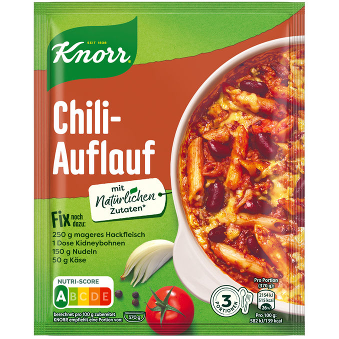 Knorr Fix Chili Auflauf