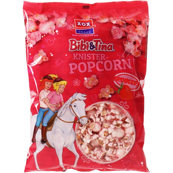 XOX Bibi & Tina Knister Popcorn Erdbeer