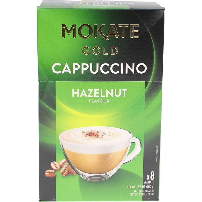 Mokate Snabbkaffe Cappuccino Hasselnöt