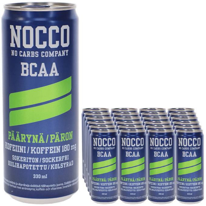Nocco NOCCO BCAA Energiajuoma Päärynä 24-pack