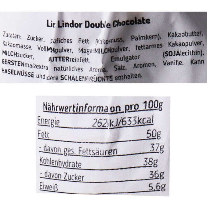 Lindt Lindor Kugeln Double Chocolate