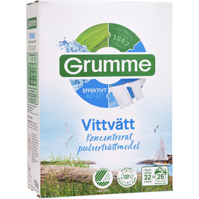 Grumme Pyykinpesujauhe Valkopyykki