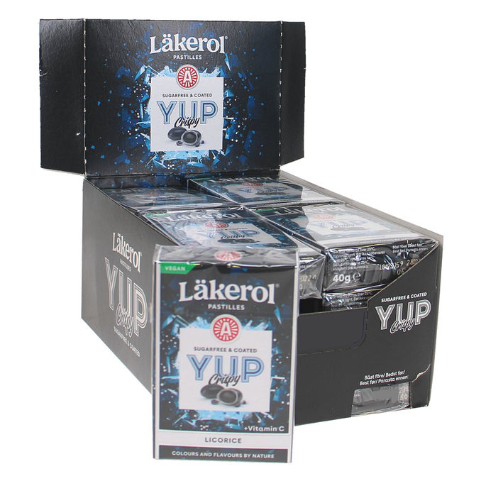 Läkerol Krispig Lakrits 16-pack