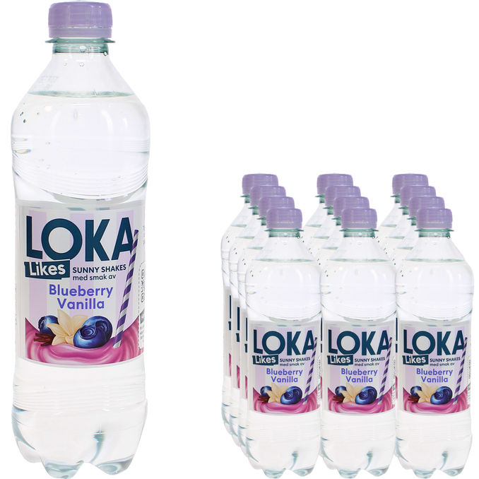 Loka Blåbär Vanilj 12-pack