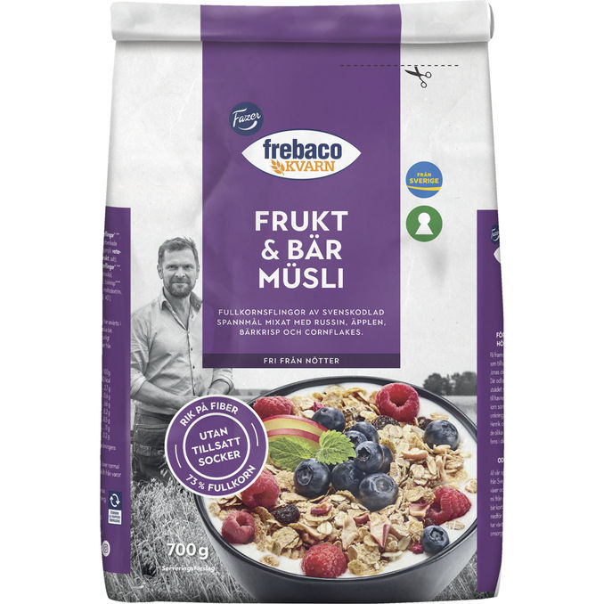 Frebaco Frukt & Bär Müsli