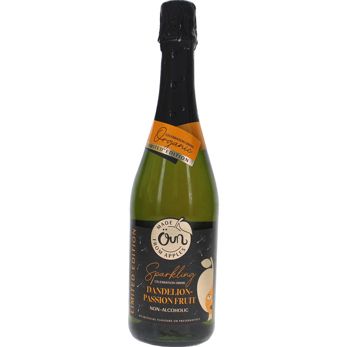 Öun Mousserende Drink Æble, Mælkebøtte & Passionsfrugt