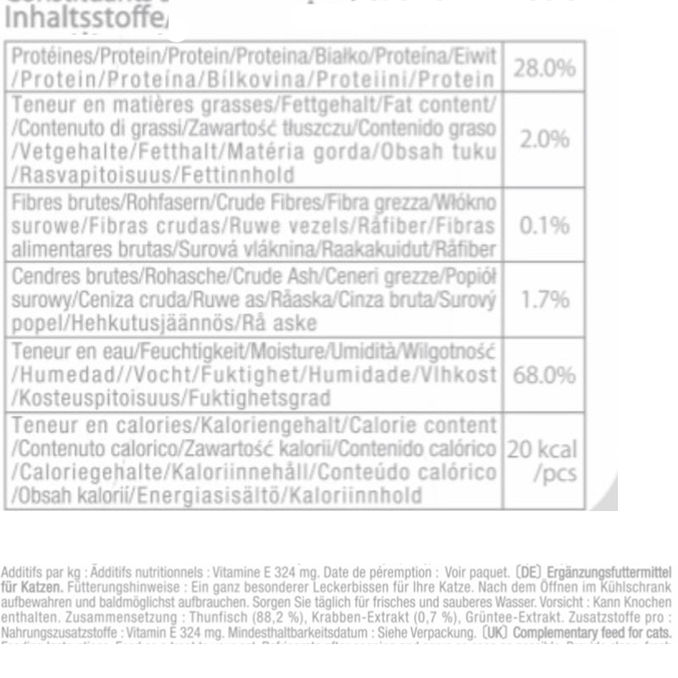 CIAO Thunfischfilet mit Krabben-Geschmack, 12er Pack
